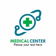 Obraz premium Medical center logo template illustration