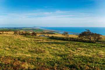 The view from Abbotsbury Hill in Dorset