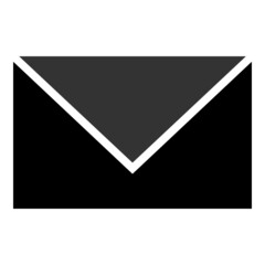 square email icon 2 black gray