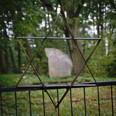 Monument to the extermination of Jews in Tarnogród (lubelskie voivodeship). - obrazy, fototapety, plakaty