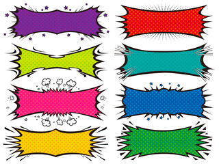 カートゥーンふきだし
タイトルロングフレーム2