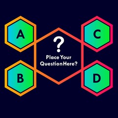 Quiz template background template. Suitable for education, answer or question.