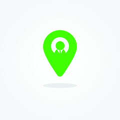 Geo Location Pin vector icon