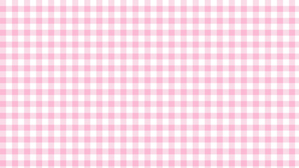 pink gingham, plaid, checkered pattern background, perfect for wallpaper, backdrop, postcard, background - obrazy, fototapety, plakaty