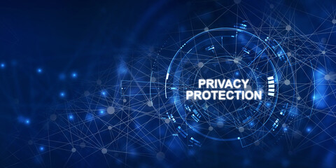 2d illustration privacy protection concept
