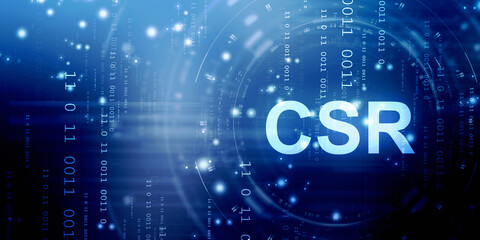 2d illustration corporate social responsibility
