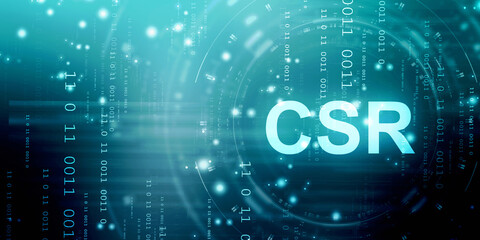 2d illustration corporate social responsibility
