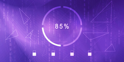 2d rendering technology background illustration
