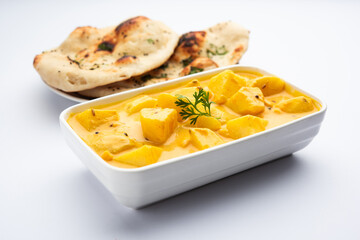 Dahi wale Aloo or curd potato curry