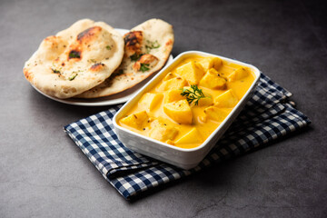 Dahi wale Aloo or curd potato curry