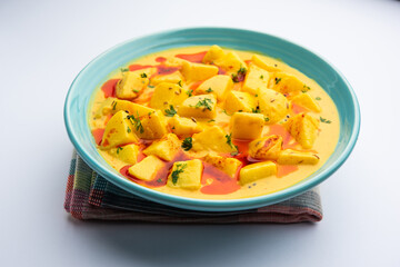 Dahi wale Aloo or curd potato curry