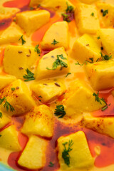 Dahi wale Aloo or curd potato curry