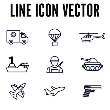 War set icon symbol template for graphic and web design collection logo vector illustration