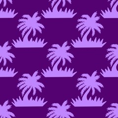 Summer seamless palm trees pattern for fabrics and packaging and gifts and cards and linens and kids and hobbies