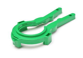 Green plastic jar lid opener