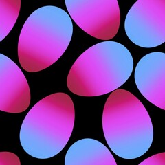 Easter seamless pattern with eggs for wallpaper and fabrics and textiles and packaging and gifts 