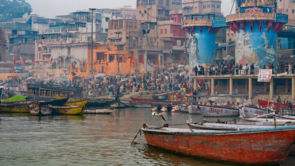 Fototapeta na wymiar Varanasi | Ganga Ghats | India |