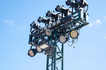 lights in the evening