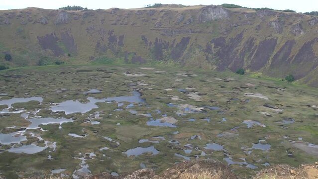 inside the volcano orongo