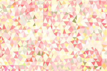 Polygonal rainbow mosaic background. Abstract low poly vector illustration. Triangular pattern, copy space. Template geometric business design with triangle for poster, banner, card, flyer