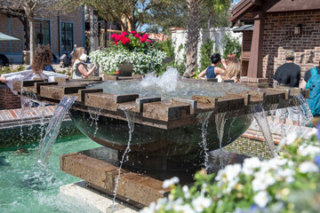 fountain in the park