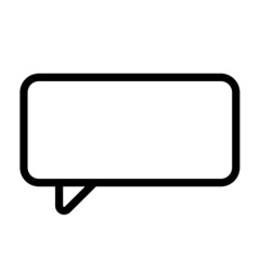 Naklejka premium bubble chat