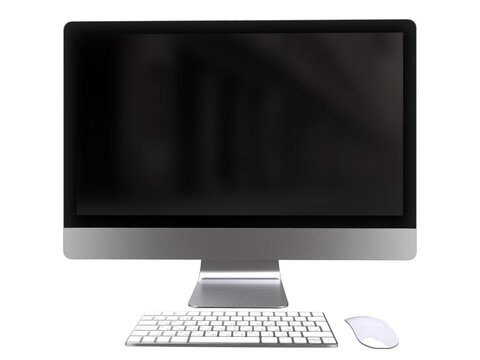 Personal Computer Isolated On White Background 3d Illustration