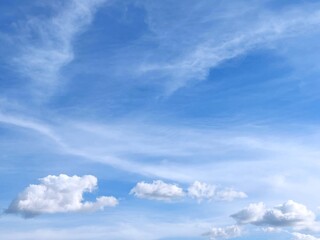 Sky and clouds. Beautiful heaven cloudscape.