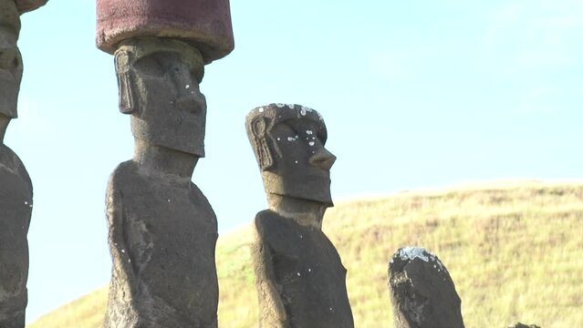 ancient moai group