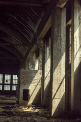 Landscape of industry: mine factories smelters railway 