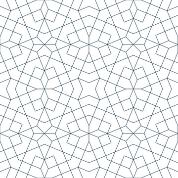 geometric star polygon shape abstract wrap seamless repeat pattern tile