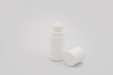 white isolated roll-on for healthy arms