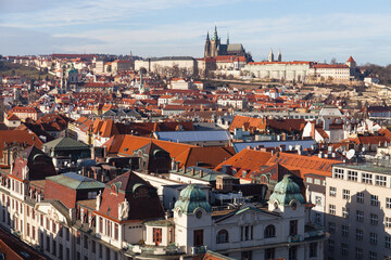 Obraz premium city old town square