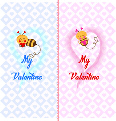 bee my valentine love romance propose date girl boy 