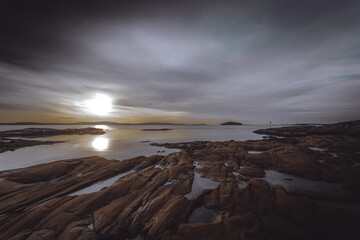 sunrise over the sea