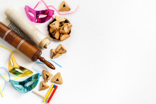 The Scroll of Esther and Purim Festival objects