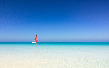 sailboat on the ocean