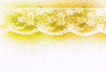 Beautiful watercolor background  lace texture. Fashion background.