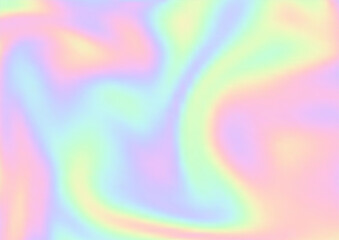 Pastel hologram styled gradient blur background - obrazy, fototapety, plakaty