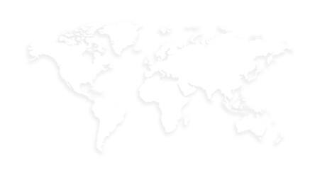 Fototapeta na wymiar White world map. Use as illustration for presentation. 