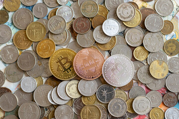 BTC over worldwide metal coins
