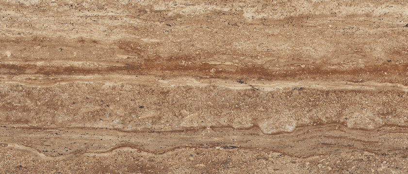 Brown marble texture banner background top view. Tiles natural stone floor with high resolution. Luxury abstract patterns. Marbling design for banner, wallpaper, packaging design template.