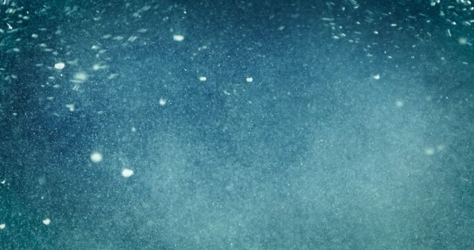 Abstract underwater background. Dirty water close up.
