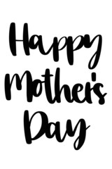 Happy Mother's Day handlettering
