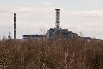 Elektrownia atomowa w Czarnobylu - obrazy, fototapety, plakaty