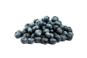 Blueberry. Ripe blueberry on white isolated background.