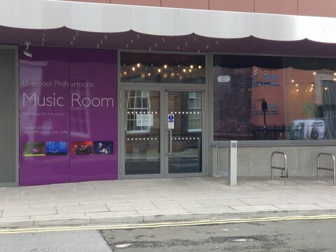 Music Room, Liverpool, Merseyside 09/16/2019 The Entrance To Liverpool Philharmonic Halls Music Room Venue. 