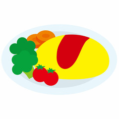 オムライスプレート