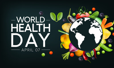 World Health day is observed every year on April 7, to raise awareness about the overall health and well-being of people across the globe. Vector illustration
