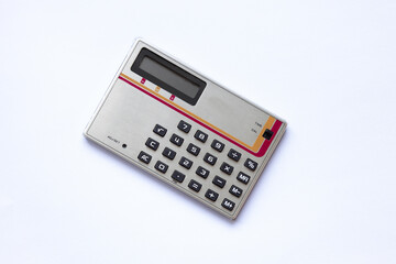 calculator on white background